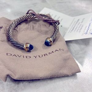 David Yurman Classic Cable Topaz 7mm 14k Yellow Gold